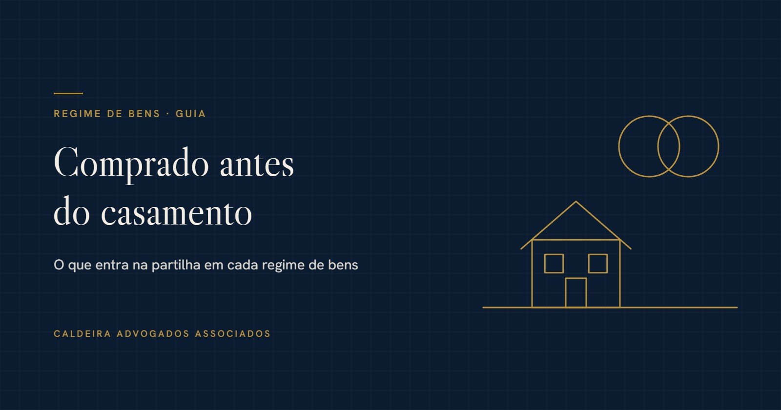 Casal examina a escritura de um apartamento comprado antes do casamento.